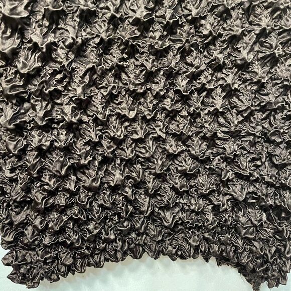 Brown Y2K Popcorn Stretchy Top - Picture 11 of 13